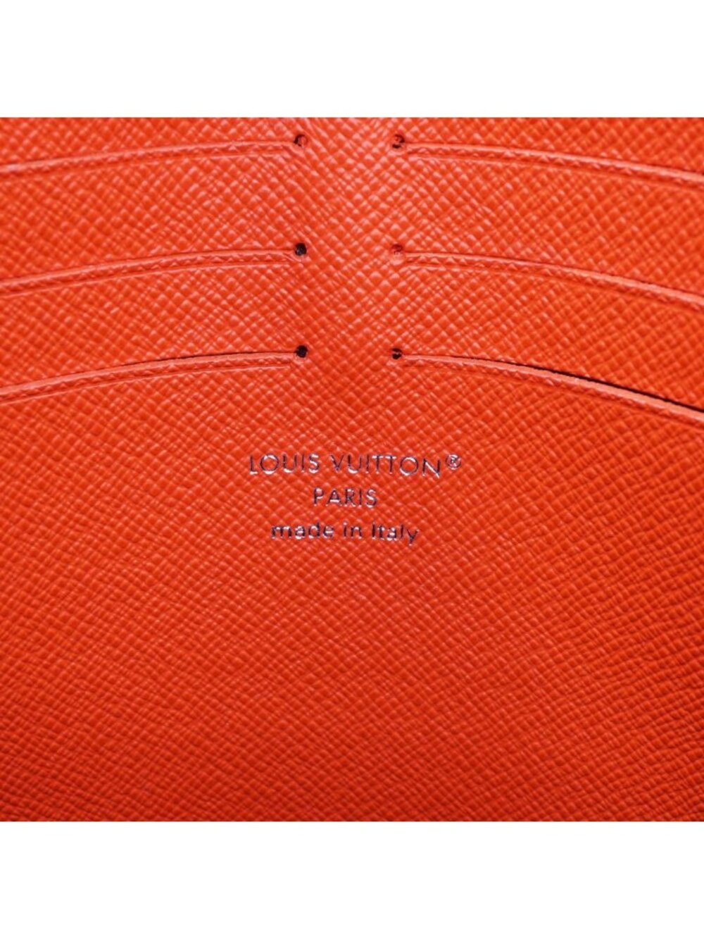Louis Vuitton Pochette Voyage MM Clutch Black Gray Orange - Picture 6 of 9